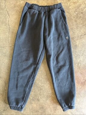 Patagonia Dark Charcoal Gray Fleece Joggers